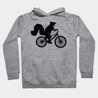 Funny Squirrel on a Bike Graphic - For Squirrel Lovers Hoodie